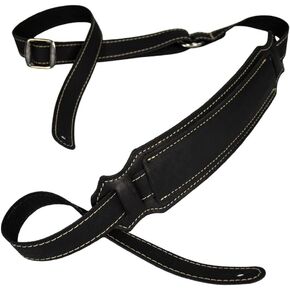 Franklin Strap - Ball Glove Leather Vintage Style Pad - Guitar Strap - Available in Black and Cognac