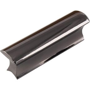 Electric Lap Steel Guitar Slide Bar,Stainless Steel Tone Bar Slide for Electric Guitar Dobro Hawaiian Guitar(Black)