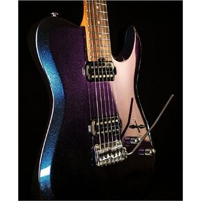 M MUSI Virgo Fusion Electric Guitar Coil Split Humbucker Pickup القيثارات الكهربائية ذات الجسم الصلب، نهاية مستديرة من الفولاذ المقاوم للصدأ، جسم الماهوجني، رقبة القيقب المحمص، لموسيقى الروك/البلوز/الجاز، VF in Kuwait