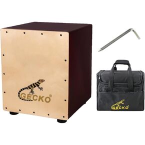 جيكو كاجون، طبلة صندوق كاجون للأطفال من خشب البتولا مع أوتار جيتار داخلية، حجم صغير محمول كاجون in Kuwait