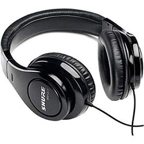 Shure SRH240A Professional Quality Headphones - for Home Recording & Everyday Listening, 40mm Neodymium Dynamic Drivers for Full Bass and Detailed Highs, Threaded 1/4" (6.3 mm) Nickel-Plated Adapter