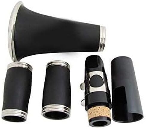 Funion B Flat Clarinet Set 17 Keys Clarinet Nickel Plated Keys Bb Clarinet With 2 Barrels Case Polishing Cloth Mouthpiece Kit Reed in Saudi Arabia