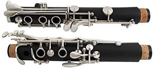 Funion B Flat Clarinet Set 17 Keys Clarinet Nickel Plated Keys Bb Clarinet With 2 Barrels Case Polishing Cloth Mouthpiece Kit Reed in Saudi Arabia