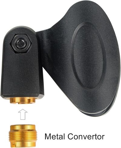 2-Pack Universal Adjustable Desk Microphone Stand Portable Foldable Tripod MIC Tabletop Stand with Small Plastic Microphone Clip Such as Sm57 Sm58 Sm86 Sm87 in Kuwait