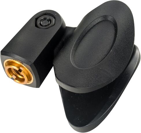 2-Pack Universal Adjustable Desk Microphone Stand Portable Foldable Tripod MIC Tabletop Stand with Small Plastic Microphone Clip Such as Sm57 Sm58 Sm86 Sm87 in Kuwait