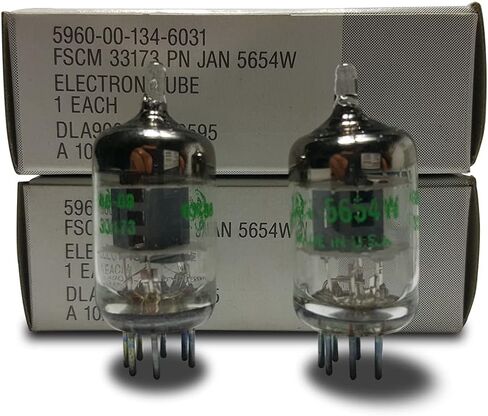 زوج 7-Pin GE JAN 5654W تم اختباره/مطابقته (أنبوبين) ترقية أنابيب التفريغ لـ 6J1 / 6J1P / 6J1P-EB / 6Zh1P-EV / 6AK5 / 6AK5W / EF95-5654W أنابيب الاقتران المثالية المتطابقة أنبوب الصمام الإلكتروني AMP in Kuwait