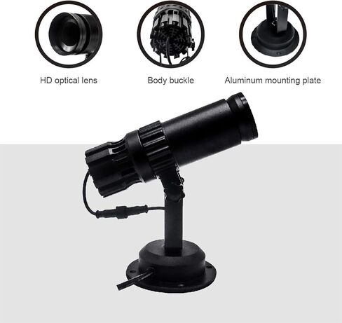 INSTAGOBO 20W LED صورة مخصصة شعار GOBO ضوء العارض مع وظيفة ثابتة التكبير يدوي & التركيز مخصص Gobos للاستخدام الداخلي شركة فندق مطعم علامات إعلان in Kuwait