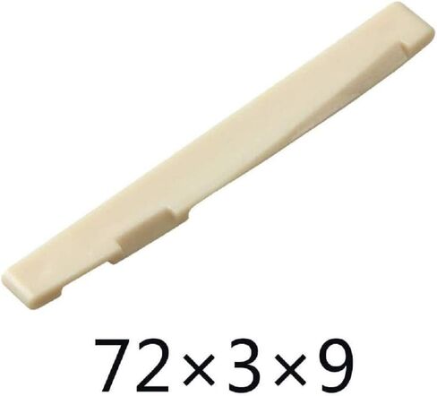سرج غيتار أكوستيك من البلاستيك العاجي معوض 72 مم × 2.9 × 9 مم in Kuwait