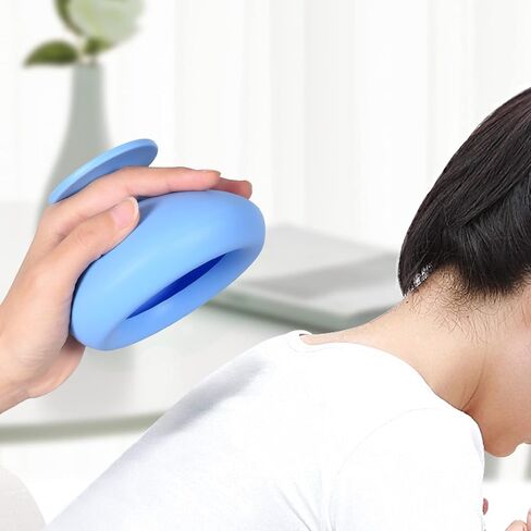 Folca Silicone Palm Chest Percussion Cup, Chest Physical Therapy Cup, Percussion Treatment for Mucus Sputum and Expectoration Problem Premium Silicone (4.2 * 3.1 inch for Adult) in Saudi Arabia