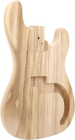 Bass Body Guitar Body，Bass Body Unfinished Guitar Barrel for PB Style Maple DIY Electric Guitar Parts Accessories Played Accessories P Bass Body in Saudi Arabia