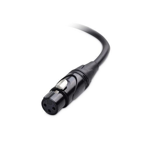 Cable Matters 2-Pack 5 Pin to 3 Pin DMX Lighting Cable 6 Inches (5-Pin Male to 3-Pin Female XLR Cable, 3 Pin to 5 Pin DMX Adapter Cable) in Black in Saudi Arabia