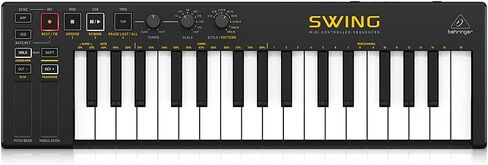Behringer SWING 32-Key USB MIDI Controller Keyboard with 64-Step Polyphonic Sequencing, Chord and Arpeggiator Modes in Kuwait