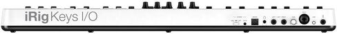 IK Multimedia iRig Keys I/O 49 portable keyboard MIDI controller 24-bit/ 96Khz audio interface full-size synth velocity-sensitive, 48V phantom power, XLR mic preamp, iPhone, iPad, Android, Mac, PC in Kuwait