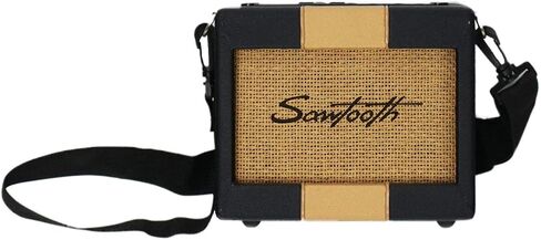 Sawtooth 6 String Electric Guitar Pack, Black with Chrome Pickguard, Right Handed (ST-ES-BKC-TRAVEL) in Saudi Arabia