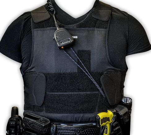 Keeps Portable Radio Mic in Place for Police/Law Enforcement Black in Saudi Arabia