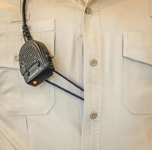 Keeps Portable Radio Mic in Place for Police/Law Enforcement Black in Saudi Arabia