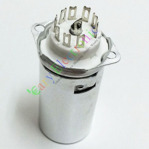 4 قطع 9 دبابيس صمام مقبس أنبوب تفريغ من السيراميك 55 ملم درع 12AX7 12AU7 ECC83 ECC82 in Kuwait