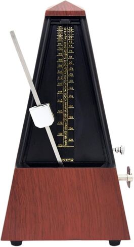 متزامن ميكانيكي، ناكاو ميترونوم للبيانو، ميترونوم لخشب البيانو، أجزاء مترونية ميكانيكية، لموسيقي جيتار بيانو طبل كمان تراك بات وتيمبو بلاستيك خشبي in Kuwait