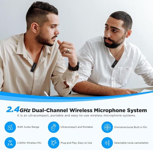 Saramonic Blink GO Wireless Lavalier Microphone for iPhone iPad, 2.4GHz Cordless Mini Lapel Mic for YouTube Facebook Live Stream, Vlog, Poadast, Interview (1TX, 1 Lightning RX) in Saudi Arabia