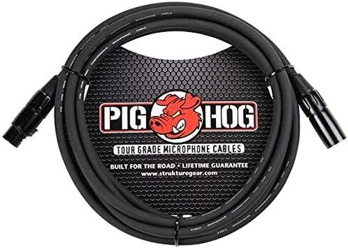 Shure SM58-LC Cardioid Dynamic Vocal Microphone with Pig Hog XLR Mic Cable 10 Ft in Saudi Arabia