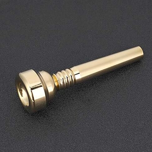 Trumpet Mouthpiece 17C,Gold Mouthpiece Brass Plated Mouthpiece Trumpet Musical Instrument Accessories in Saudi Arabia