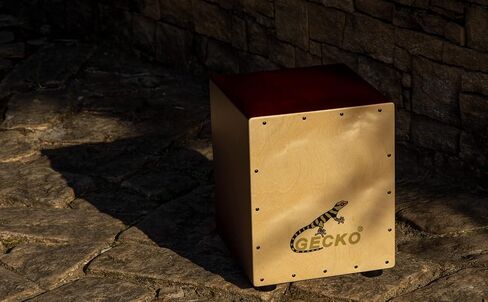 جيكو كاجون، طبلة صندوق كاجون للأطفال من خشب البتولا مع أوتار جيتار داخلية، حجم صغير محمول كاجون in Kuwait