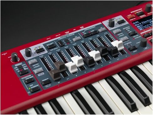 حزمة لوحة مفاتيح Nord Electro 6D 73 Key شبه مرجحة مع حافظة ناعمة وكابلات TRS مقاس 1/4 بوصة (عبوتان) (4 عناصر) in Kuwait