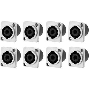 8 Pack Pro Speakon Connectors 4 Pole Twist Lock for NL4FC NL4FX NL2FC in Saudi Arabia