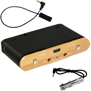 Ranch Ukulele Pickup Piezoelectric Dual-System Acoustic Pickup for 21 Inch – 30 Inch Ukulele with Buzzer in Kuwait