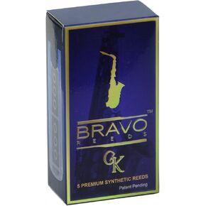 Bravo Synthetic Reeds for Alto Saxophone - Strength 1.5, Model BR-AS15