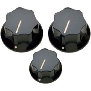 طقم مقابض أسود لسيارات Jazz Bass من Allparts PK-0174-023 in Kuwait