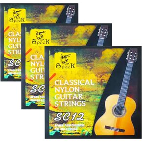 3 مجموعات من خيوط الغيتار الكلاسيكية من النايلون. EBG - نايلون شفاف DAE - سبيكة نحاسية مطلية بالفضة .028-.043 in Kuwait