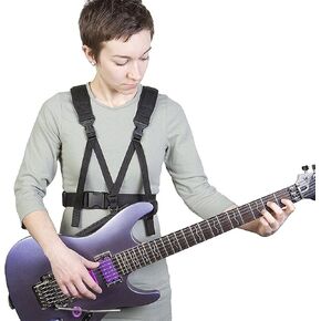 Neotech Support Harness Guitar Strap (2501522), Medium - Large, Black in Saudi Arabia