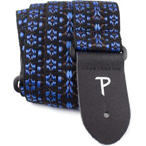 Perris Leathers BHT-289 2-Inch Wide Poly Pro Hootenanny Design Guitar Strap with Leather Ends in Saudi Arabia