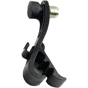 MOFUCA طبلة ميكروفون كليب، ميكروفون طبل جبل قابل للتعديل ميكروفون حامل المشبك حامل ميكروفون موسيقي مقاوم للصدمات لحامل الطبل (أسود) in Kuwait