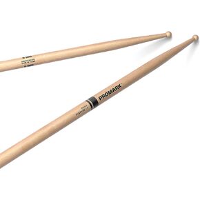 ProMark Finesse 2B Maple Drumsticks, Small Round Wood Tip, One Pair