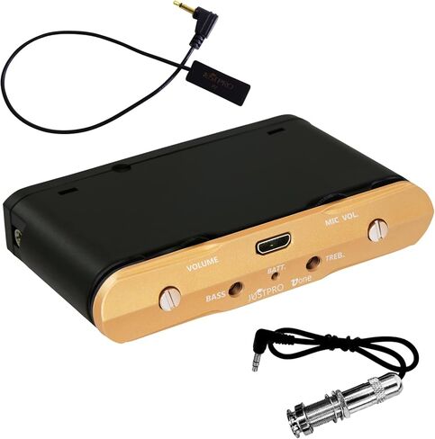 Ranch Ukulele Pickup Piezoelectric Dual-System Acoustic Pickup for 21 Inch – 30 Inch Ukulele with Buzzer in Kuwait