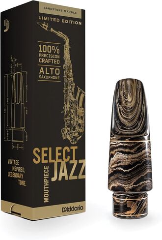 D'Addario Select Jazz Alto Saxophone Mouthpiece - Sandstone Marble - D5M - Mouthpiece for Alto Sax in Kuwait