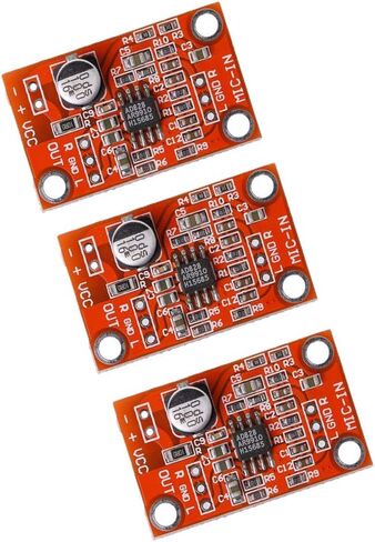 1Pcs AD828 Stereo Dynamic Microphone Preamplifier Board Pickup Module DC 3.8V-15V MIC Preamp Module in Saudi Arabia