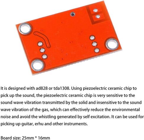 1Pcs AD828 Stereo Dynamic Microphone Preamplifier Board Pickup Module DC 3.8V-15V MIC Preamp Module in Saudi Arabia