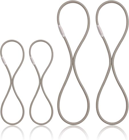 Universal Elastic Bands Replacement, Anti-aging Rubber Ring for Microphone Shock Mount Holder Clamp Clip, Set of 4 (Black) in Kuwait