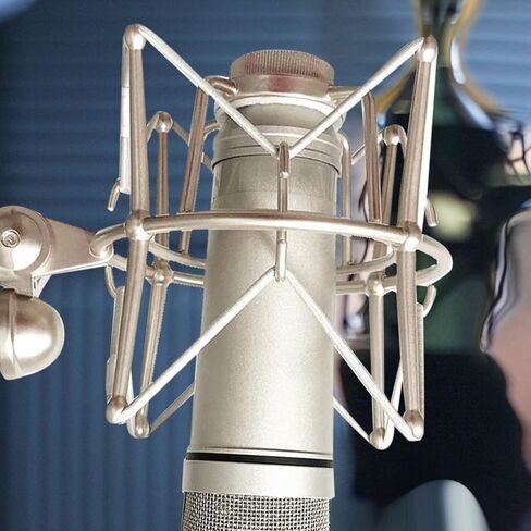 Universal Elastic Bands Replacement, Anti-aging Rubber Ring for Microphone Shock Mount Holder Clamp Clip, Set of 4 (Black) in Kuwait