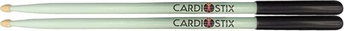 Basic Weighted 4.5oz per set American Hickory(I PAIR YOU CHOOSE) Wood Cardio Drum Sticks w/Black Grips | Drumming, Fitness, Aerobic Class, Exercises(Powder Blue) in Kuwait