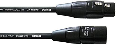 Cordial CIM 0.5 FM Microphone Cable XLR-Female/XLR-Male Length 0.5 m in Saudi Arabia