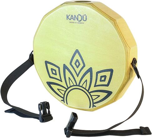 KTÄK -The First Handcrafted, Hand Drum Percussion, Two-Sound Cajón Body Snare, Portable Cajon by Kandu (Natural Wood/Black Logo) in Kuwait