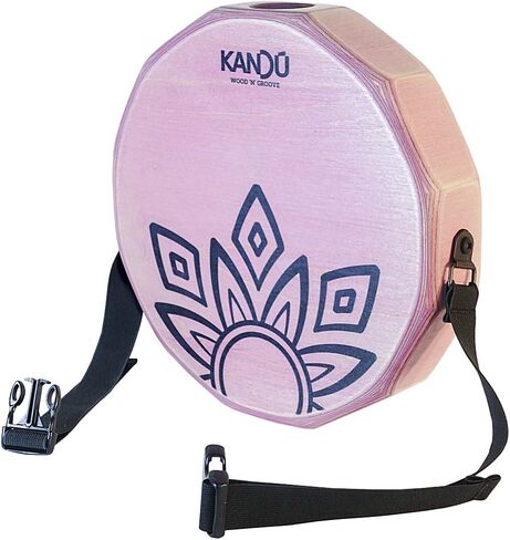 KTÄK -The First Handcrafted, Hand Drum Percussion, Two-Sound Cajón Body Snare, Portable Cajon by Kandu (Natural Wood/Black Logo) in Kuwait