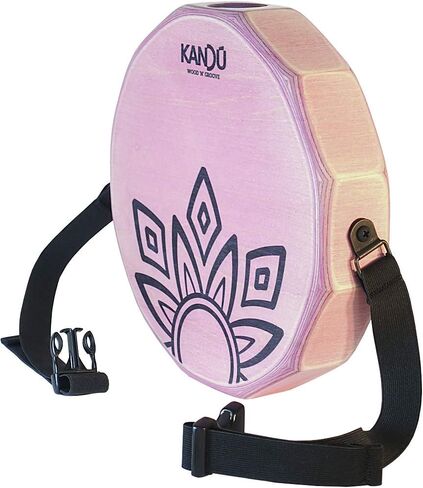 KTÄK -The First Handcrafted, Hand Drum Percussion, Two-Sound Cajón Body Snare, Portable Cajon by Kandu (Natural Wood/Black Logo) in Kuwait