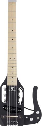 Traveler Guitar Pro-Series Antique Brown Acoustic Electric Guitar | Full 24.75" Scale Portable Electric Acoustic Guitar | Travel Guitar with Output Jack | Headless Guitar with Custom Gig Bag in Saudi Arabia