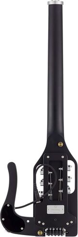 Traveler Guitar Pro-Series Antique Brown Acoustic Electric Guitar | Full 24.75" Scale Portable Electric Acoustic Guitar | Travel Guitar with Output Jack | Headless Guitar with Custom Gig Bag in Saudi Arabia