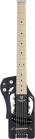 Traveler Guitar Pro-Series Antique Brown Acoustic Electric Guitar | Full 24.75" Scale Portable Electric Acoustic Guitar | Travel Guitar with Output Jack | Headless Guitar with Custom Gig Bag in Saudi Arabia